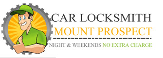 Car locksmith mount prospect logo